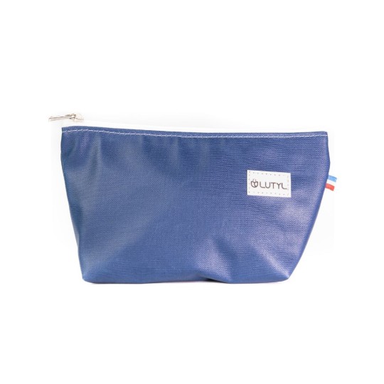 Trousse compacte Lutyl marine en toile enduite – fabriquée en France
