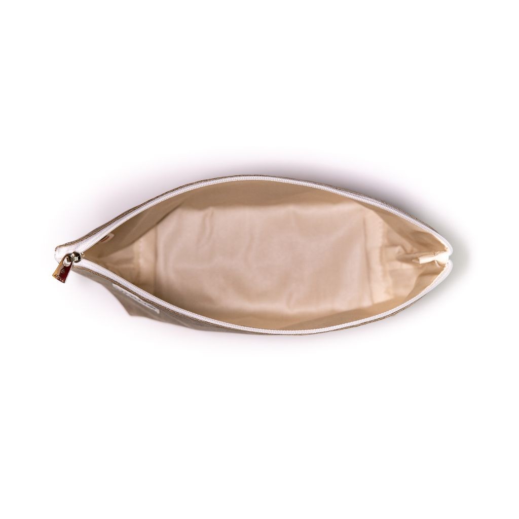 Trousse compacte Lutyl lin en toile enduite – fabriquée en France vue interieur